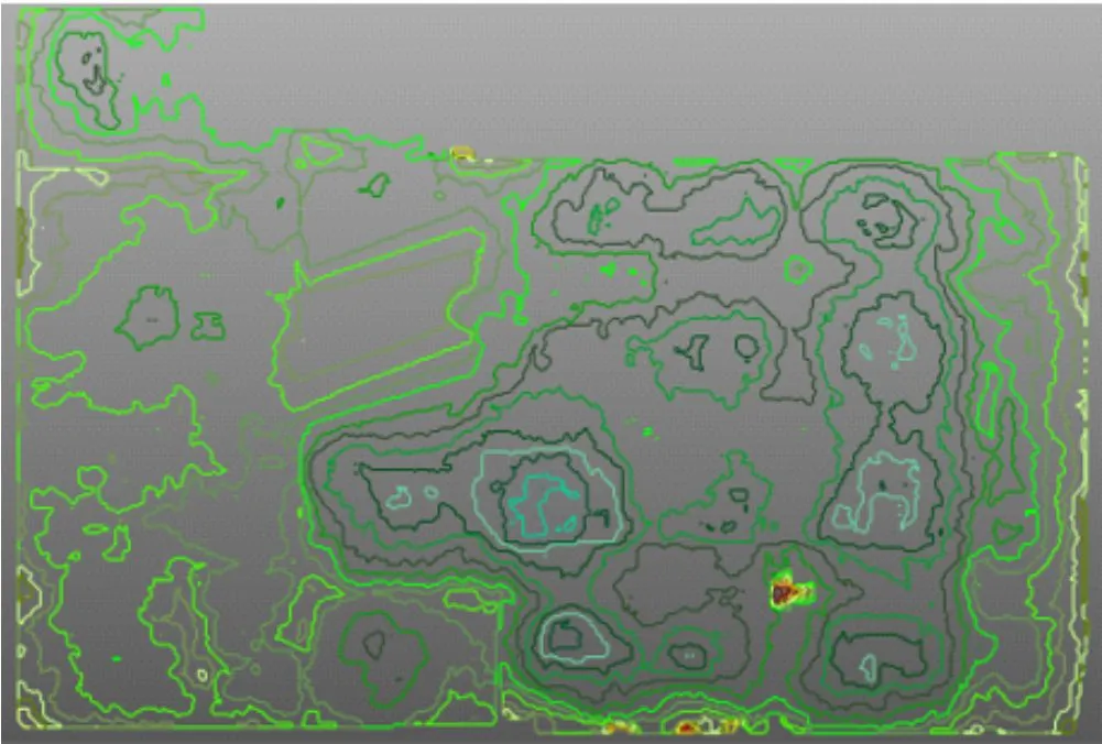allenface-epitesi-folyamatok_d 3D mapping the industrial floor for the floor accuracy and flatness